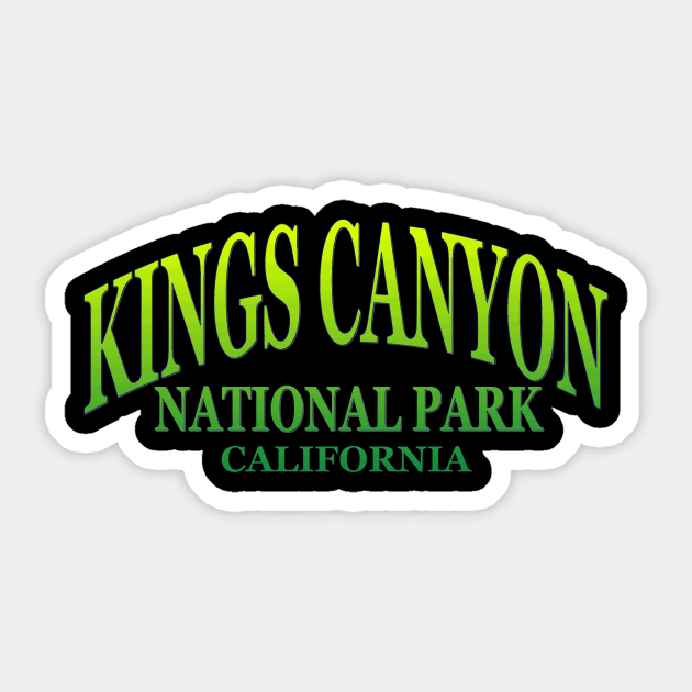 Kings Canyon National Park, California Sticker by Naves